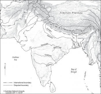 India relief and rivers