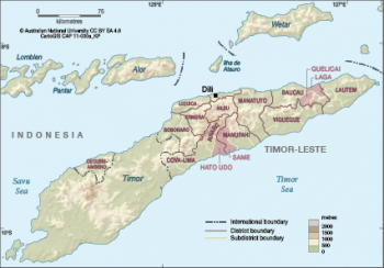 Timor-Leste districts