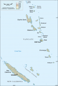 New Caledonia and Vanuatu
