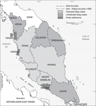 States of Malaya - 1909