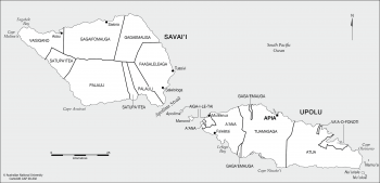 Samoa-Traditional districts
