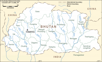 Bhutan rivers