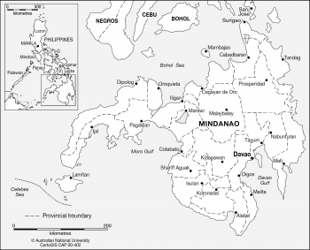 Mindanao - Provincial capitals