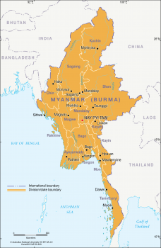 Divisions/states of Myanmar