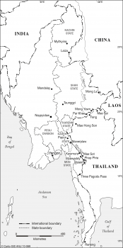 Myanmar (Burma) - Thailand border